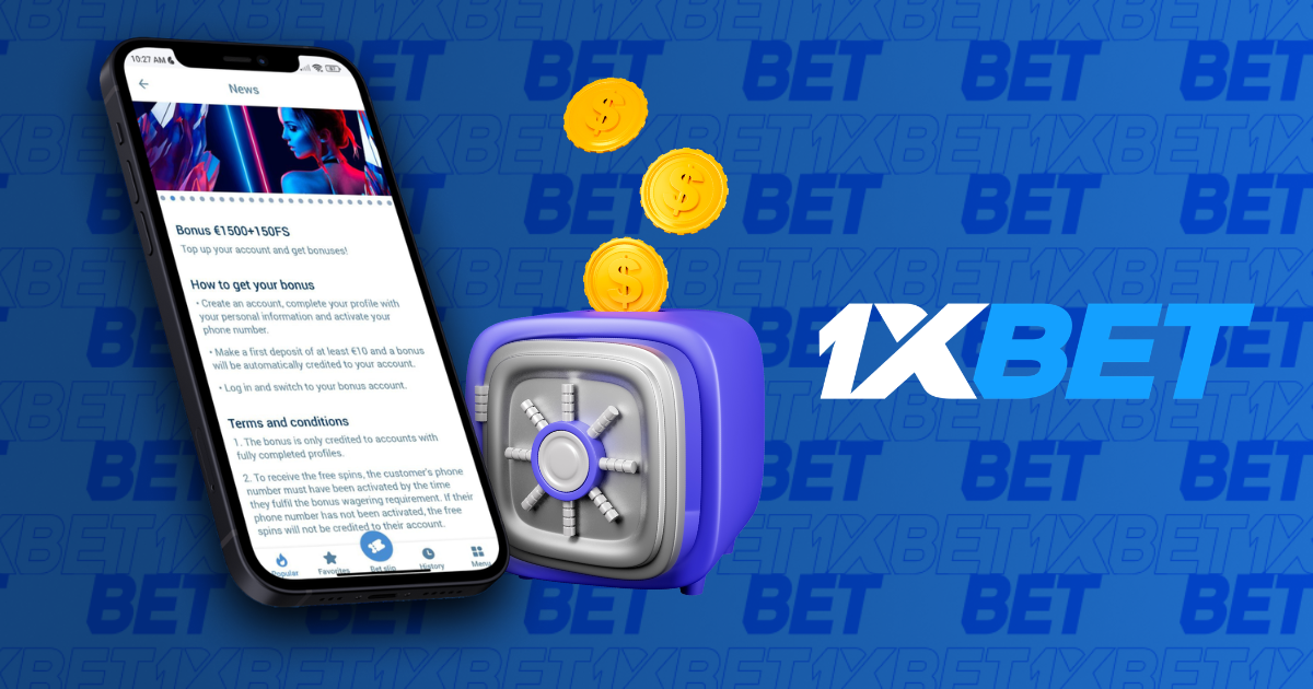 Welcome Bonus at 1xBet Casino